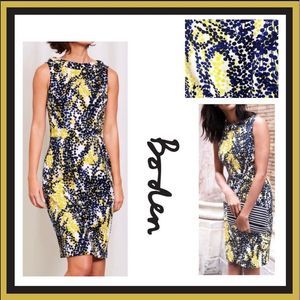 Boden Martha Shift Dress in Mimosa Wisteria Size 4P